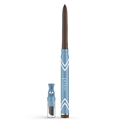 Image of Prime Prometics PrimeEyes Glide Eyeliner for Mature Women Water Resistant, Long Stay and Mess Proof Gel Cream Texture, Discreet Sharpener Effective Smudger (Wood (Brown))