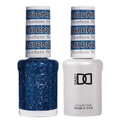 Image of DND Duo Gel &amp; Nail Polish Set Northern Sky 468 2x15ml