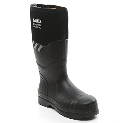 Image of Dewalt Edmonston Men&#039;s Safety Wellingtons Black UK 11 Euro 46