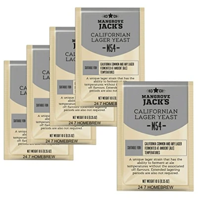 Image of 5x Mangrove Jack’s Craft Series Yeast M54 Californian Lager (10g)