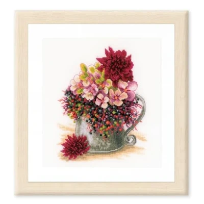 Image of Lanarte Cross Stitch Kit, Multicoloured, 19x24cm