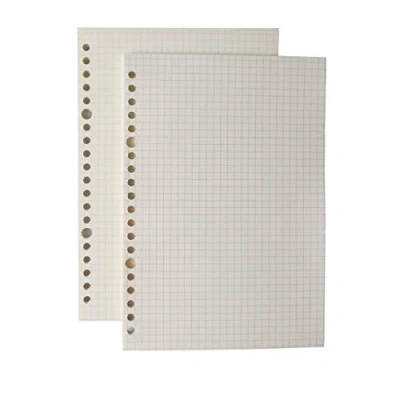 Image of AMO HERMOSO 2 Packs Spiral Notepad A5 Refill Paper Squared Notebook 80gsm 120 Sheets 240 Pages 20 Holes