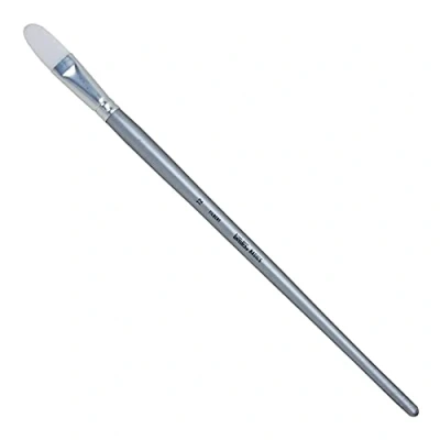 Image of Liquitex LQX Basics Brush Filbert NO12, White, Size 12