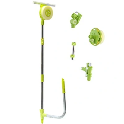 Image of U Shape Telescopic High rise Window Mirror Cleaning Glass Cleaner Dust Brush, New Brush Multi Mirrors Wiper Sponge Mop Clean Windows