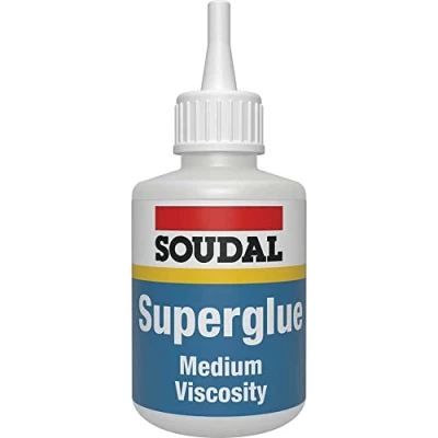 Image of SOUDAL HIGH VISCOSITY SUPER GLUE 50G CYANOACRYLATE ADHESIVE