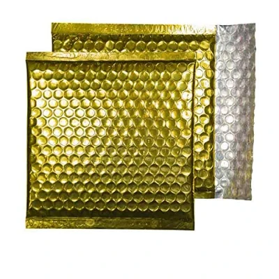 Image of Blake Purely Packaging 165 x mm Peel &amp; Seal Metallic Padded Bubble Envelopes (MBGOL165) Glamour Gold Pack of 100