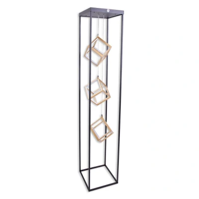 Image of Näve Tripoli LED floor lamp 3 bulb, dimmable in steps