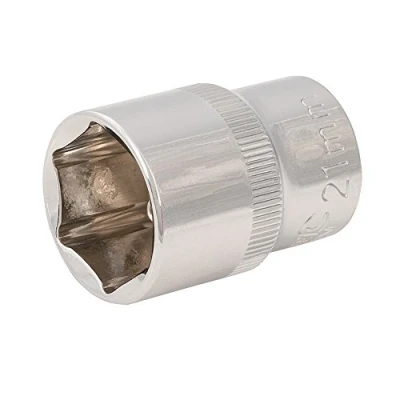 Image of Silverline Socket 1/2&quot; Drive 6pt Metric 21mm