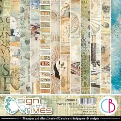Image of Ciao Bella Sign of The Times 6x6 Paper Pad