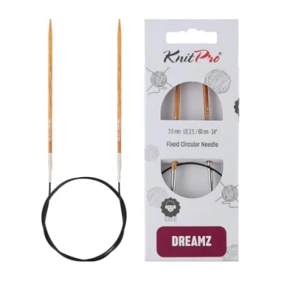 Image of KnitPro Dreamz Fixed Circular Needles 24&quot; (60cm) US Size 2.5 (3mm)