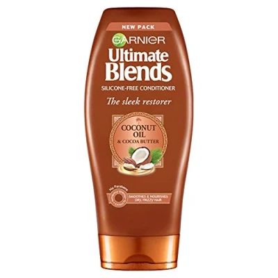 Image of Garnier Ultimate Blends Coconut Oil Frizzy Hair Conditioner, 360ml