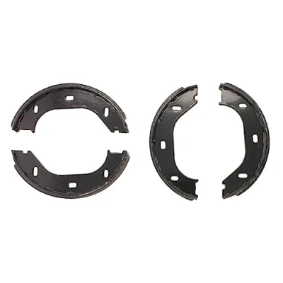 Image of 105142602000, 34411118053, 34411157823, 34411159467 Handbrake Shoes BOSCH 0 986 487 202 BMW: 3 Saloon, Touring, 7
