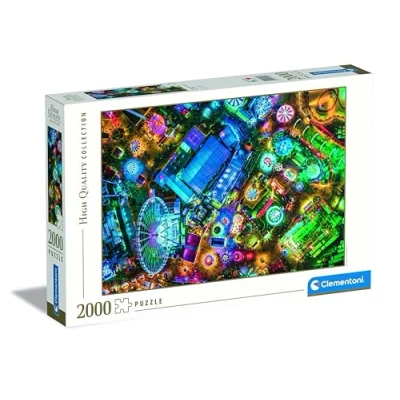 Image of Clementoni Jigsaw Puzzle Collection Winter Wonderland In London 2000 Pieces Compact Box, For Adults 14 99 Years, Gift Men/Women, London, Made Italy, 32084