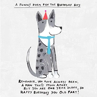 Image of Emotional Rescue Funny Birthday Card for Him, Boy Card, Paper Salad, Multi, STS002