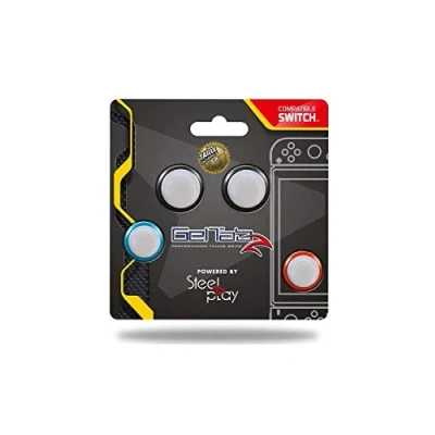 Image of Geltabz Hybrid Silicone Grip for Nintendo Switch Joy con Joystick and Pro Controller, Anti Skid, Sweat