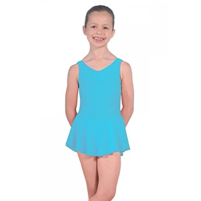 Image of Dancewear Central Sleeveless ISTD Junior Lycra Leotard With Skirt
