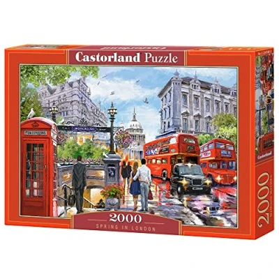 Image of Castorland, C 200788 Spring in London, 2000 Pieces Jigsaw Puzzle
