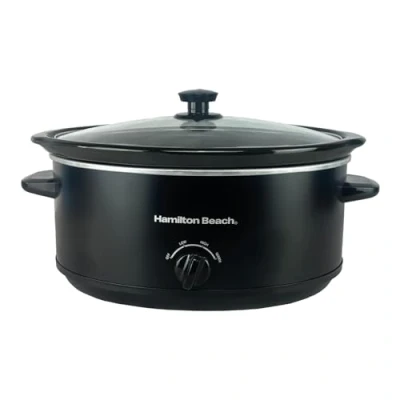 Image of Hamilton Beach &#039;The Family Favourite&#039; 6.5L Black Slow Cooker