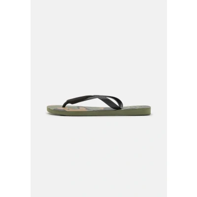 Image of Havaianas CAMU Unisex Pool shoes, Size: 8 9.5, Green olive/black Synthetics