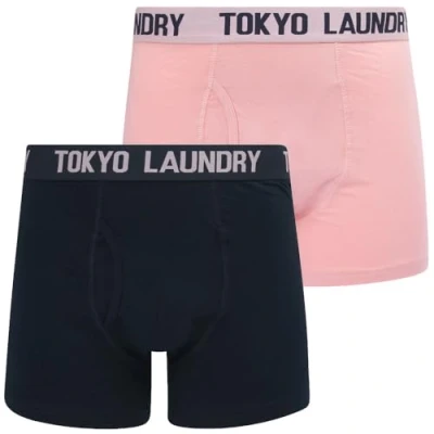 Image of Tokyo Laundry Men&#039;s 2 Pack Stretch Cotton Boxer Shorts