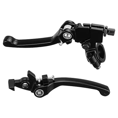 Image of Ungfu Mall 1 Pair 7/8inch 22mm Handlebar Clutch Brake Folding Snap Lever For 125cc 140cc Pit Dirt Bike