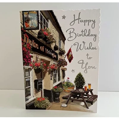 Image of Jonny Javelin Male Happy Birthday Wishes To You Card Pub