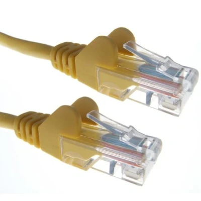 Image of Connekt Gear 5m RJ45 CAT5e UTP Stranded Flush Moulded Network Cable 24AWG Yellow