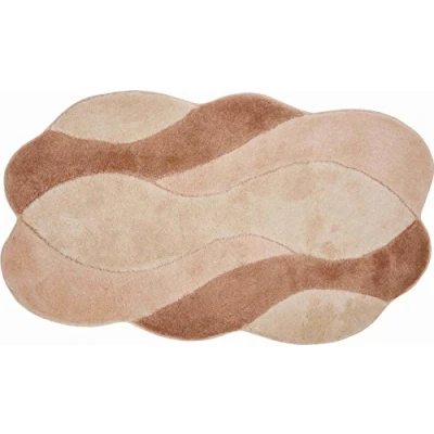 Image of Grund Bath Mat, Ultra Soft and Absorbent, Anti Slip, 5 Years Warranty, CARMEN, Mat 80x140 cm, Beige