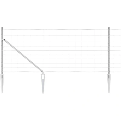 Image of vidaXL Field Fence 1x25 m Galvanised Steel