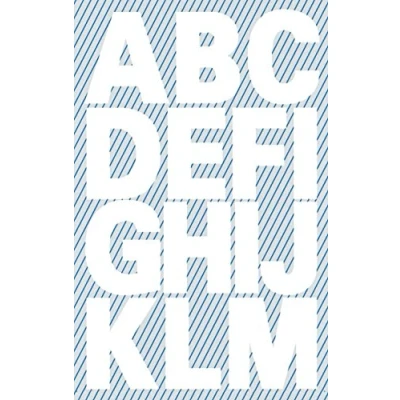 Image of AVERY Zweckform 59127 Letters Labels A Z 16 mm Weatherproof Film 36 Stickers Gold White