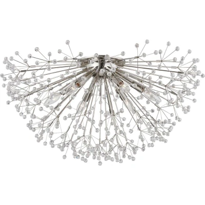 Image of Dunkirk 6 Light Semi Flush Polished Nickel