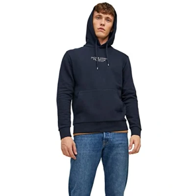 Image of Jack &amp; Jones Premium Jprbluarchie Hoodie navy, Men&#039;s, Size: XS, Navy