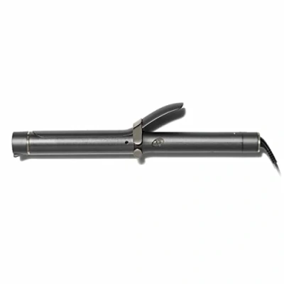 Image of T3 SinglePass Curl Professional Curling Iron Custom Blend Ceramic Long Barrel and Wave with Adjustable Heat Settings for Shiny Smooth Curls Waves