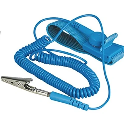 Image of LUPO Anti Static Wrist Strap ESD Grounding PC Earthing Adjustable Band Prevents Build up of Electricity