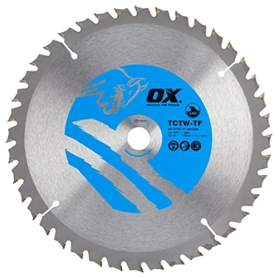 Image of OX Wood Cutting Thin Kerf Circular Saw Blade 190/16mm, 40 Teeth ATB