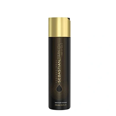 Image of Sebastian Professional Dark Oil Lightweight Shampoo, For Silky, Smooth and Shiny Hair, Add Natural Body, All Hair Types, 250ml