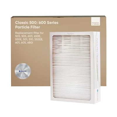 Image of Blueair Genuine Classic 500/600 Series Replacement Particle Filter for 605, 680i Air Purifier HEPASilent Technology Removes up to 99.97% of Pollen, Dust, Pet Dander, Mould, Bacteria and Viruses