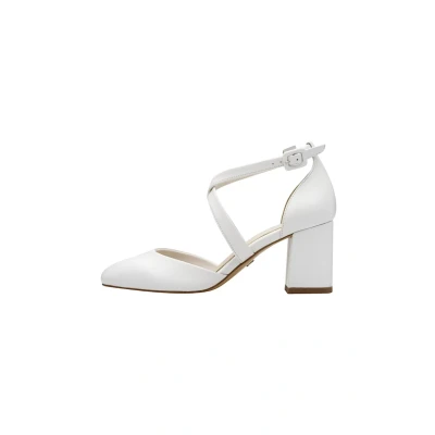 Image of Tamaris Classic heels, Women&#039;s, Size: 7.5, White matt High quality imitation leather