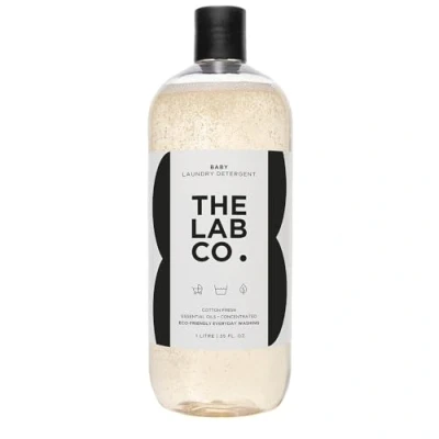 Image of The Lab Co. Baby Wash 1 Litre. for up to 64 washes. Non Bio Liquid Laundry Detergent washing machines and hand washing. Plant Based. With a delicate Fresh Cotton Fragrance.