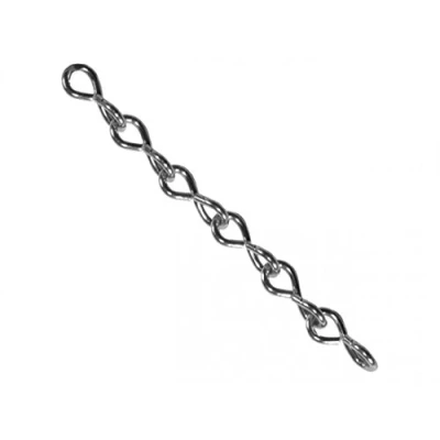 Image of Faithfull FAICHJCUT16Z Jack Chain Zinc Plated Steel 2.5M Length 1.6mm Diameter