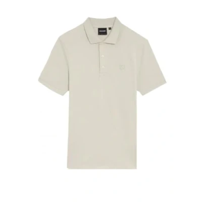 Image of Lyle &amp; Scott Tonal Eagle Mens Polo Shirt L W870 Cove