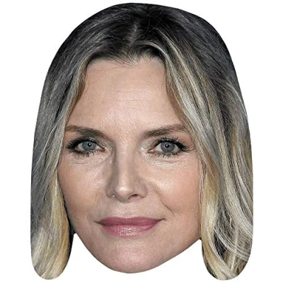Image of Michelle Pfeiffer (Make Up) Celebrity Mask, Flat Card Face, Fancy Dress Mask