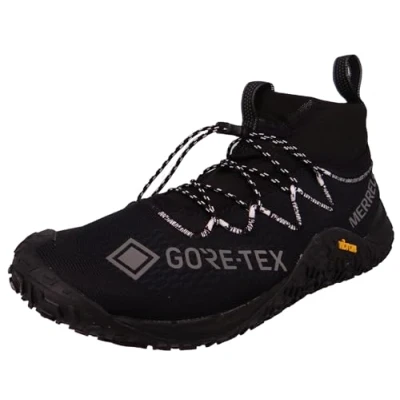 Image of Merrell Men&#039;s Trail Glove 7 GTX Sneaker, Black, 12.5 UK