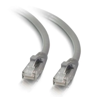 Image of C2G 1m Cat5e Booted Unshielded (UTP) Network Patch Cable Grey