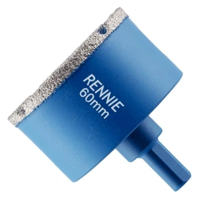 Image of 60mm Diamond Hole Saw Drill Bit With Tri Shank For Porcelain Tiles Ceramic Slate Stone Granite Marble Glass. Core Holesaw/Hole Cutter