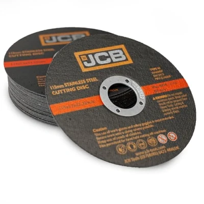 Image of JCB 20x Metal Cutting Discs 115mm (4 1/2&#039;&#039;) x 1.2 22.23mm, Cuts Through Mild Steel, Stainless Cast Iron, and Metals