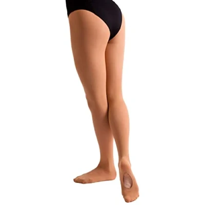 Image of Undercover Ladies Intermediate Convertible Dance Tights Tan Large