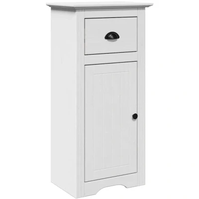 Image of vidaXL Bathroom Cabinet BODO White 44x30x90 cm