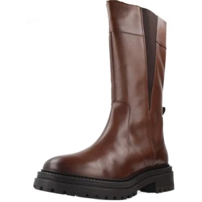 Image of Geox Women&#039;s D Iridea Fashion Boot, Dk Brown, 6 UK