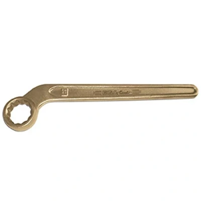Image of EGA Master Curved Single End Ring Wrench 17mm Non Sparking Cu Be